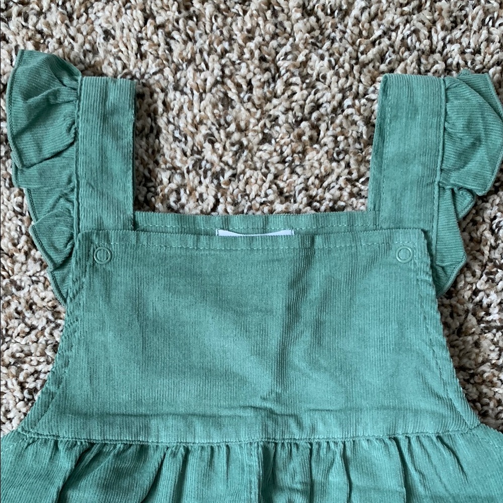 Preppy Ruffled Overalls and Floral Top - Picture 14 of 17